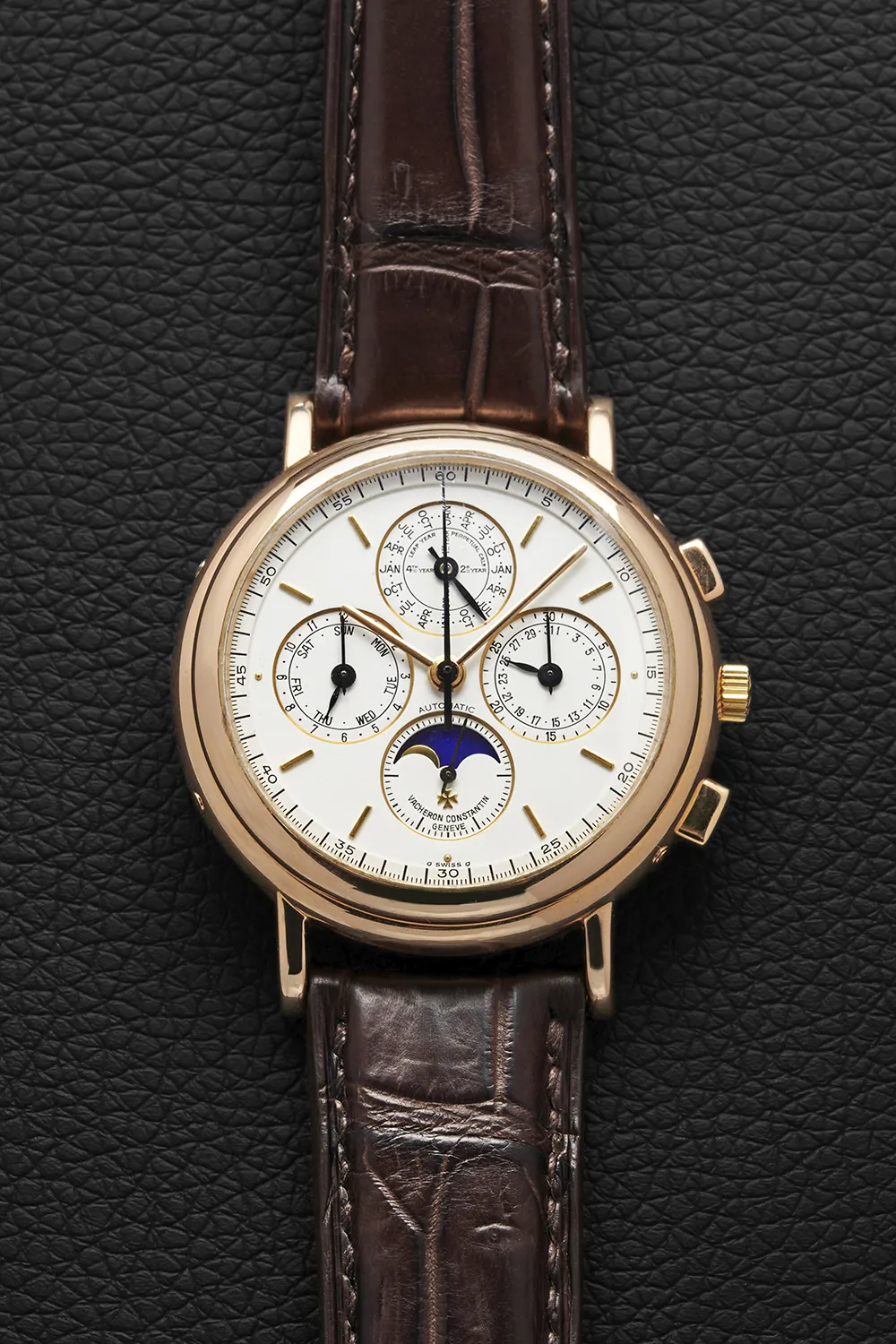 Vacheron Constantin Perpetual Calendar 49005/1 38mm Rose gold White