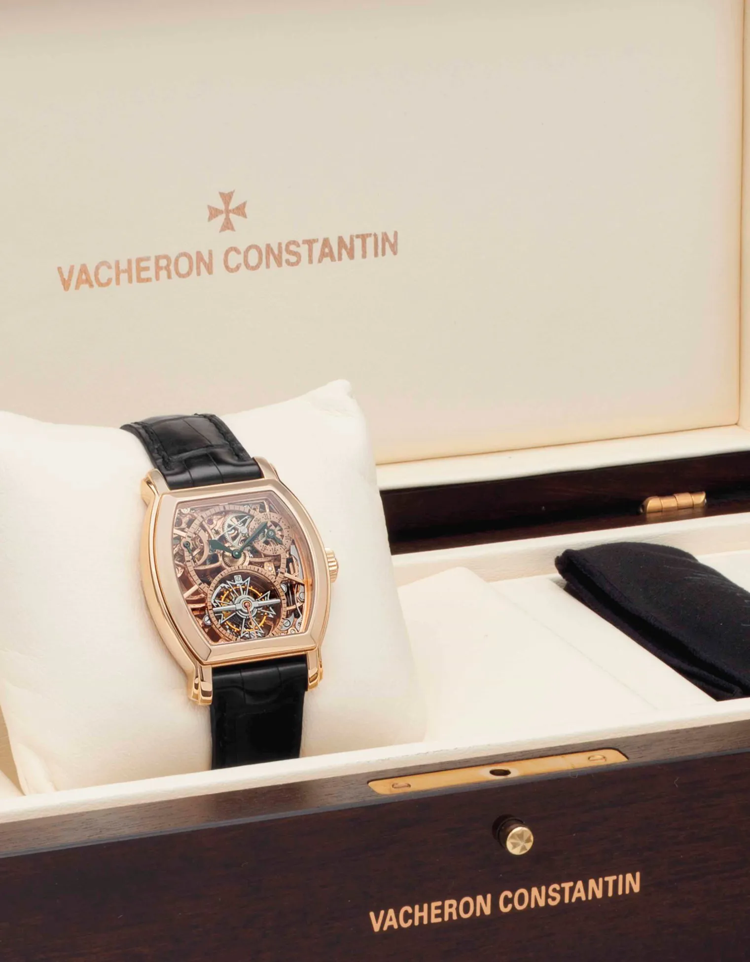 Vacheron Constantin Malte 30066-67/1 47.5mm Rose gold Skeletonised