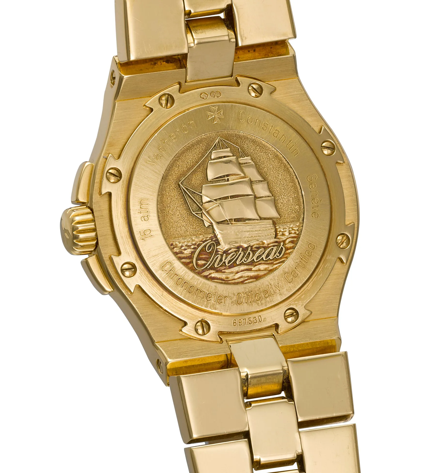 Vacheron Constantin Overseas 42050 35mm Yellow gold Tropical 2