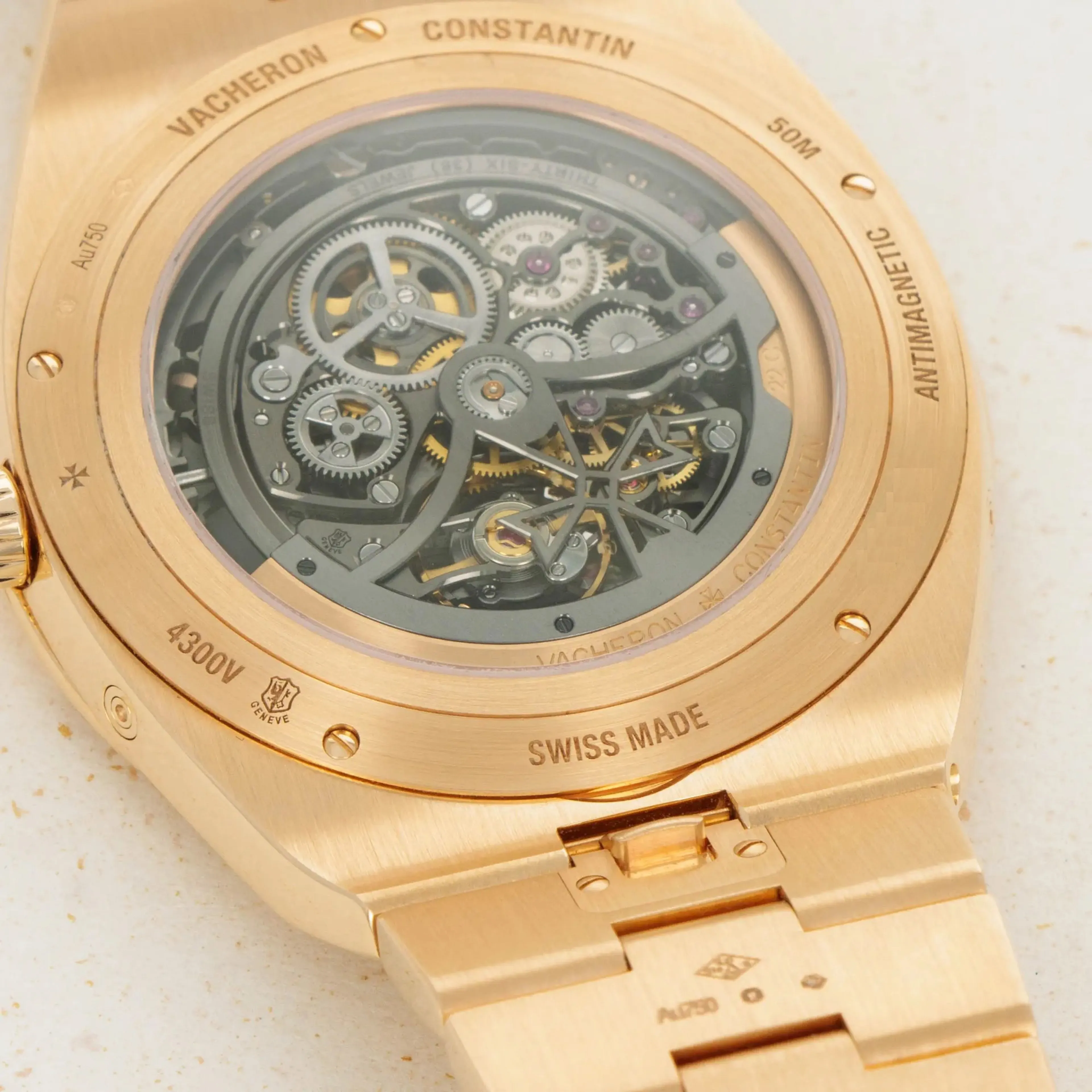 Vacheron Constantin Overseas 4300V/120R-B547 41.5mm Rose gold Skeletonized 3