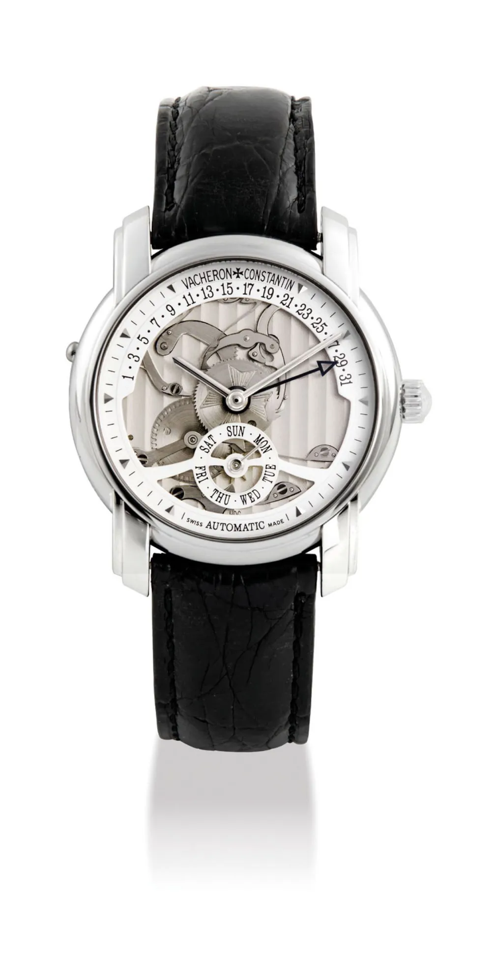 Vacheron Constantin Patrimony 47247 37mm Platinum Silver and semi-skeletonized