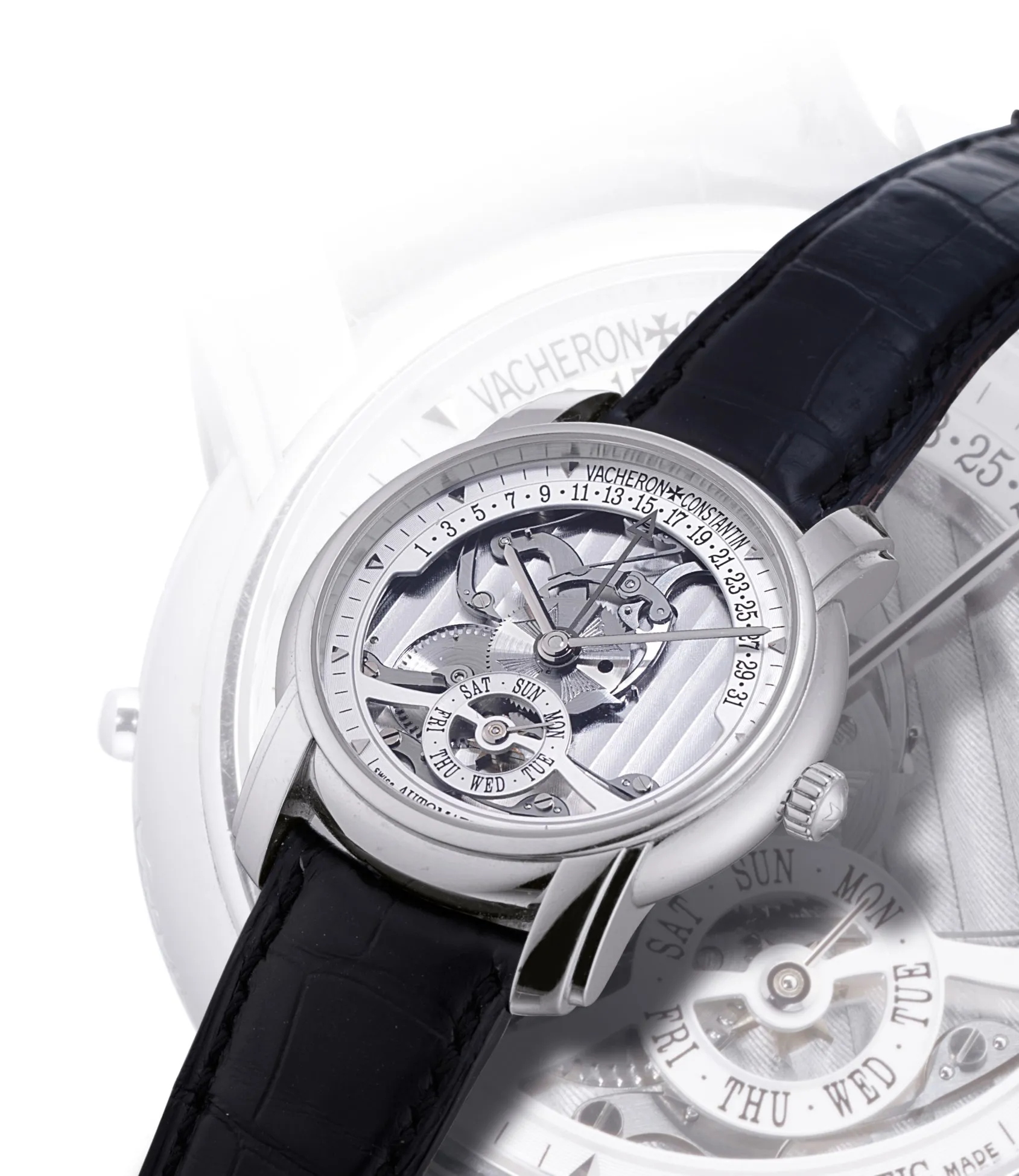 Vacheron Constantin Patrimony 47247 37mm Platinum Silver