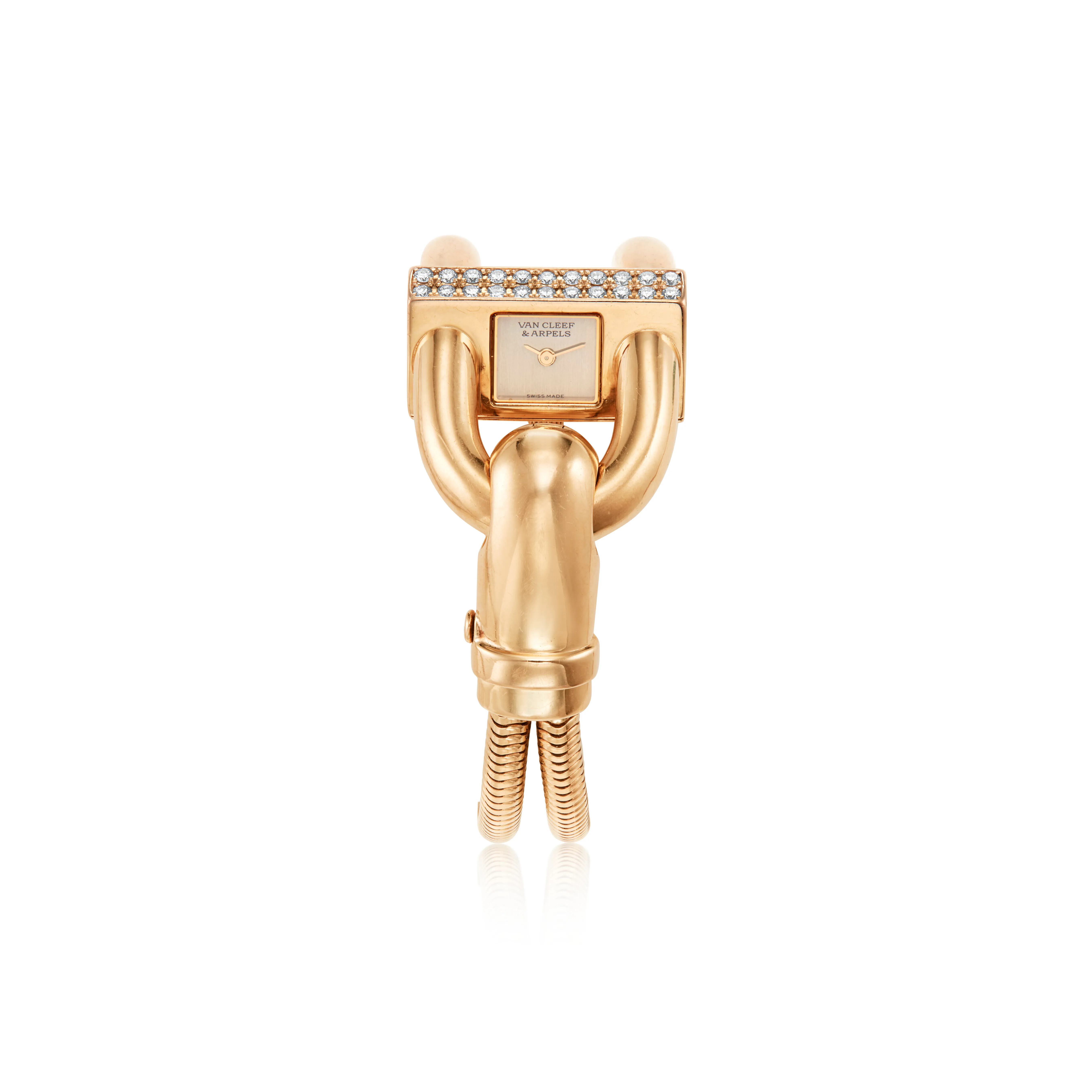 Van Cleef & Arpels Cadenas 24mm Yellow gold Cream