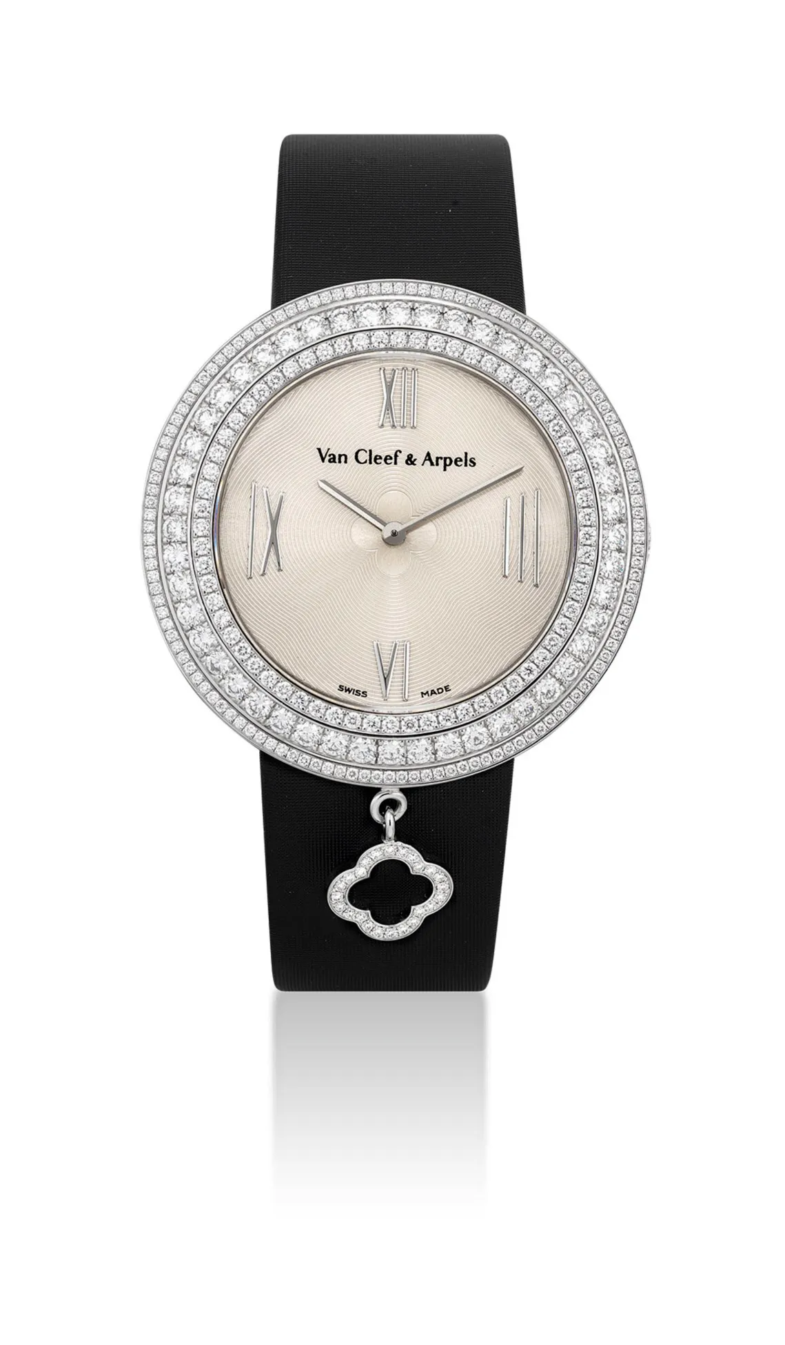 Van Cleef & Arpels Charms VCARN5LO00 32mm White gold and Diamond Silver