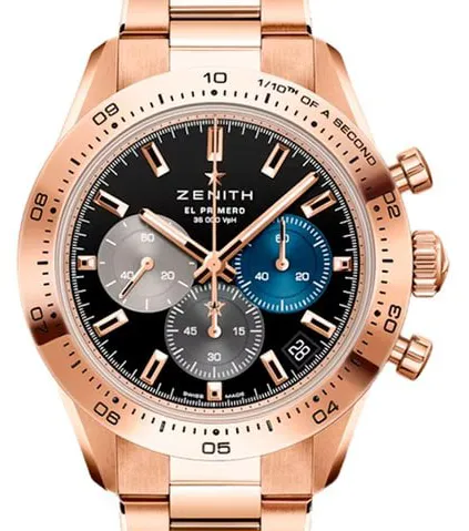 Zenith Chronomaster Sport 18.3101.3600/21.M3100 41mm Rose gold Black