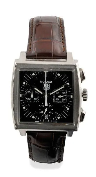 TAG Heuer Monaco 45mm Stainless steel Black