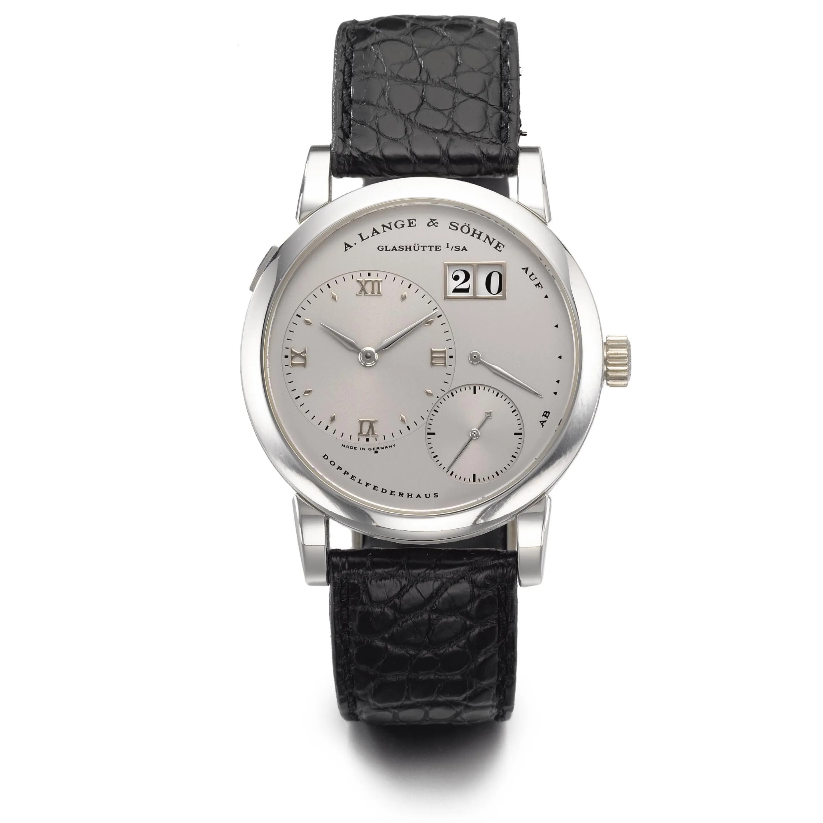 A. Lange & Söhne Lange 1 191.039 38mm Platinum Silver