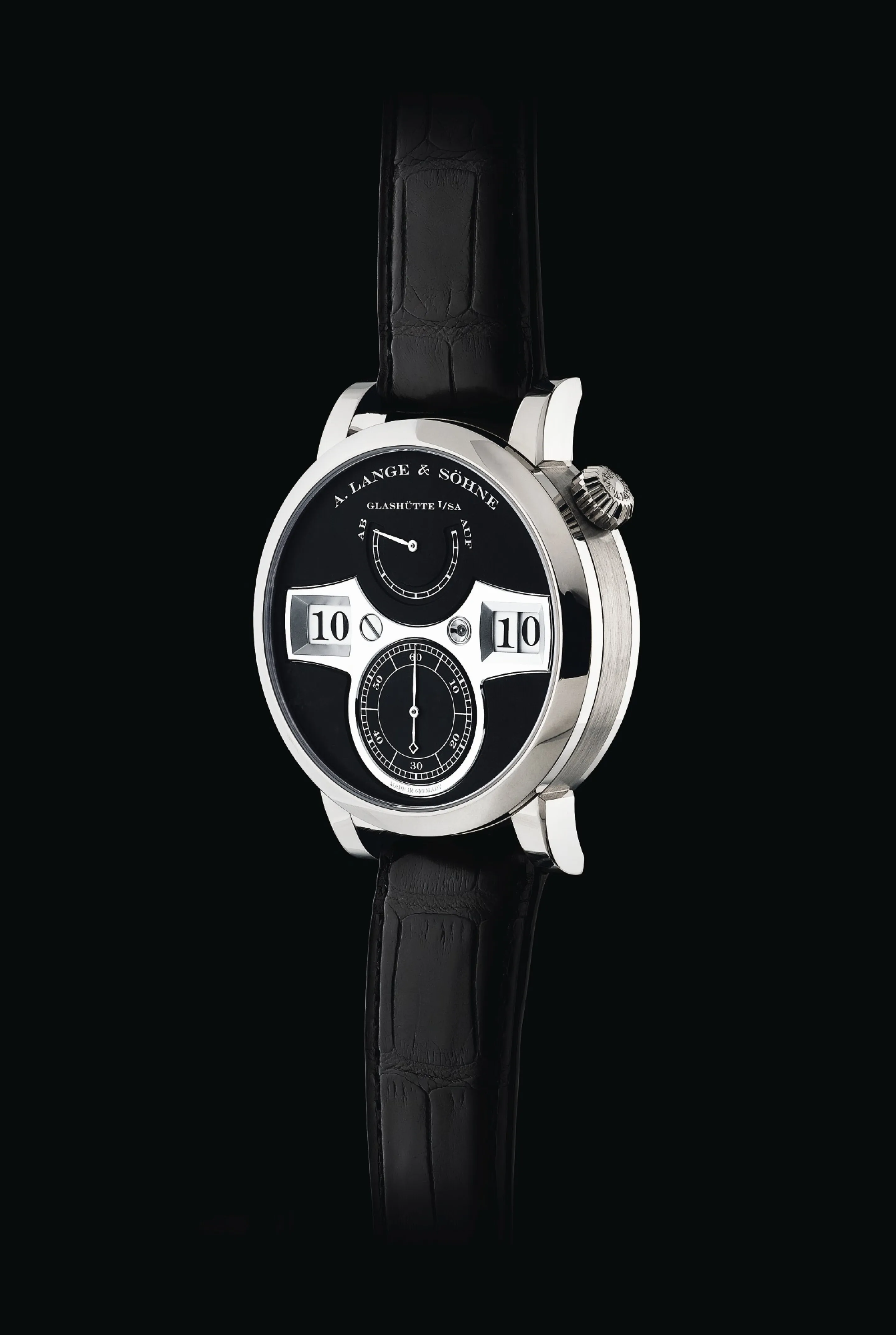 A. Lange & Söhne Lange Zeitwerk 140.029 41mm White gold Black