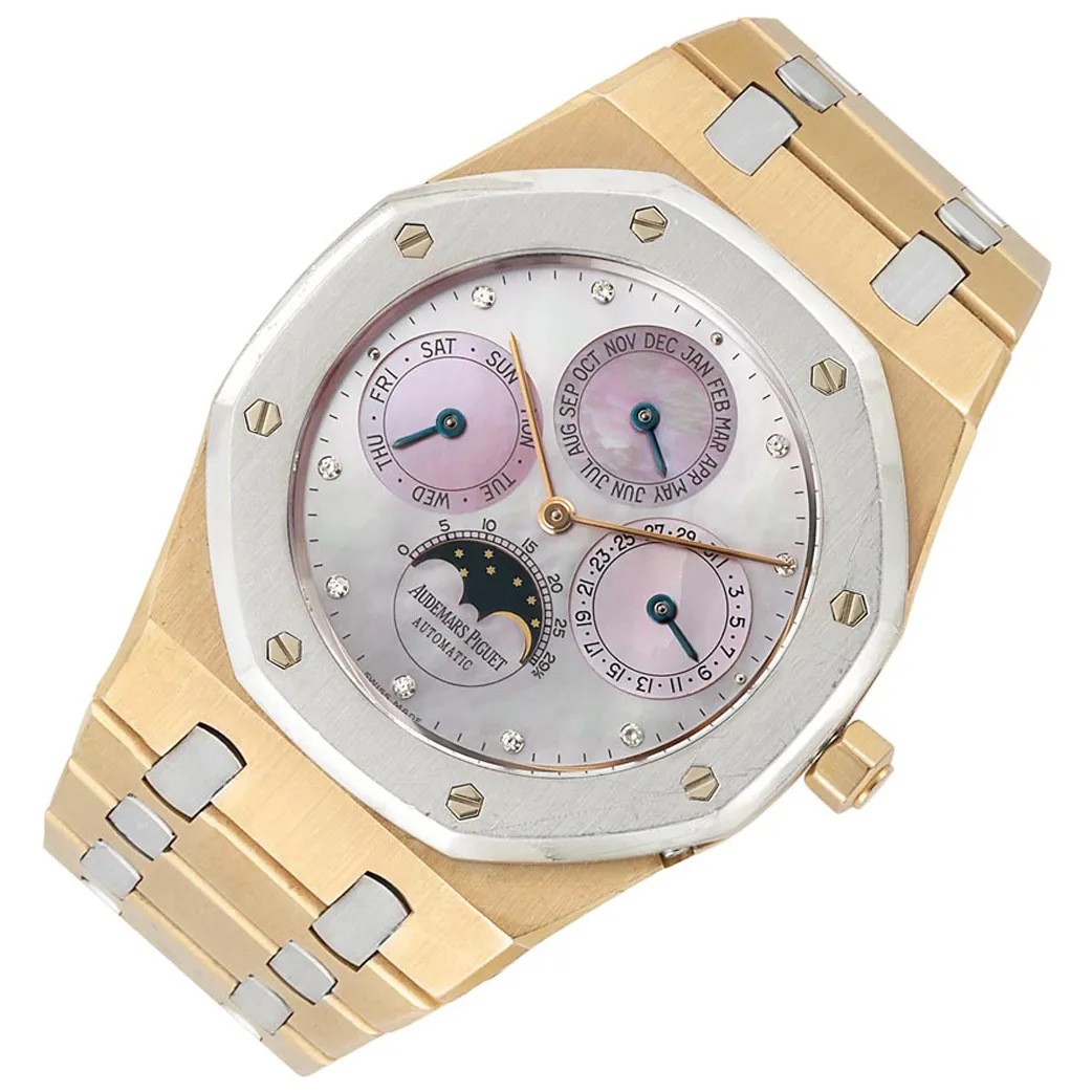 Audemars Piguet 25686 39mm Platinum and White gold Mother-of-pearl