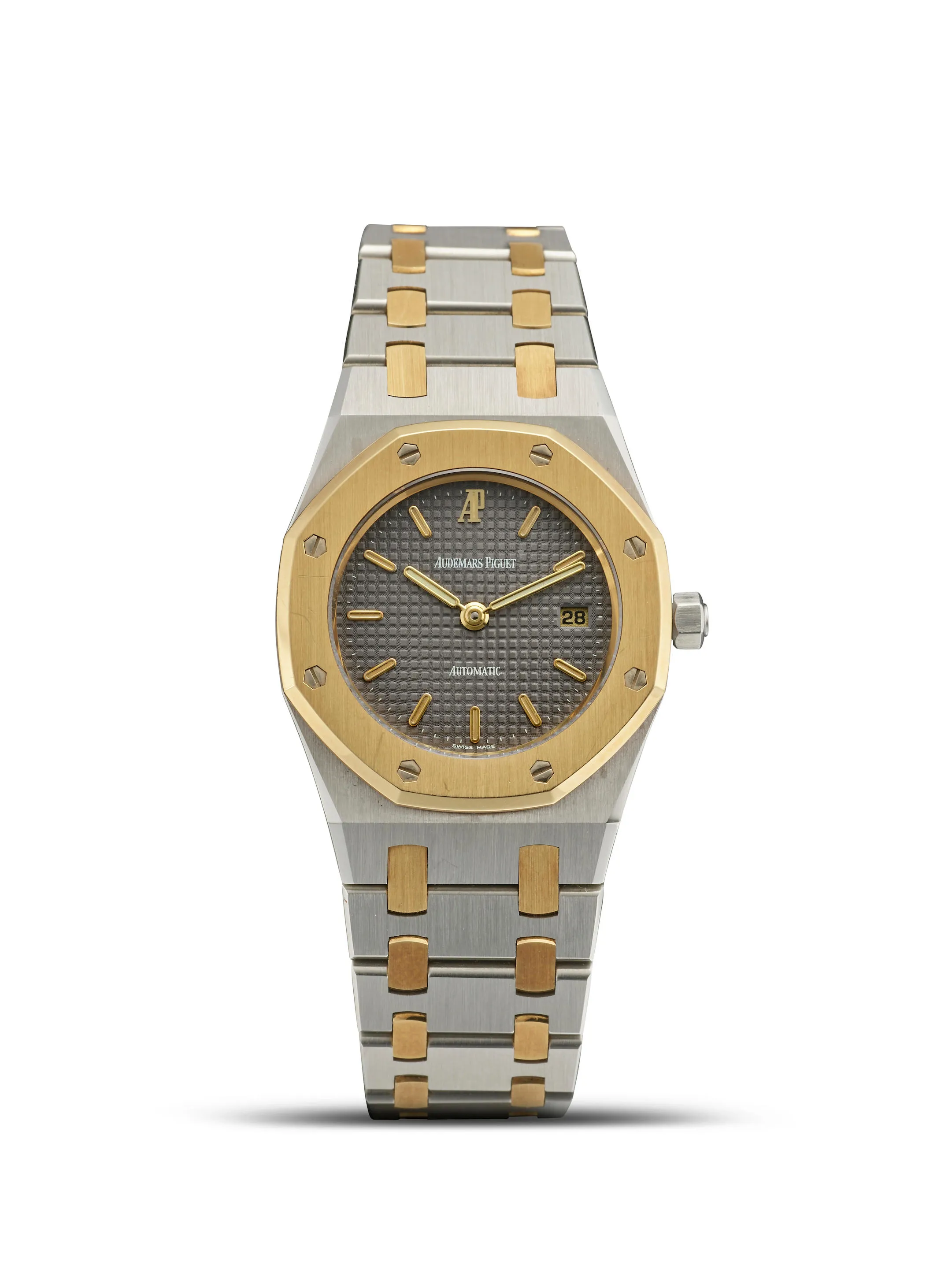 Audemars Piguet Royal Oak 14470SA 30mm Yellow gold and Stainless steel Gray