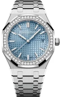 Audemars Piguet Royal Oak 77451ST.ZZ.1361ST.03 34mm Stainless steel Light blue