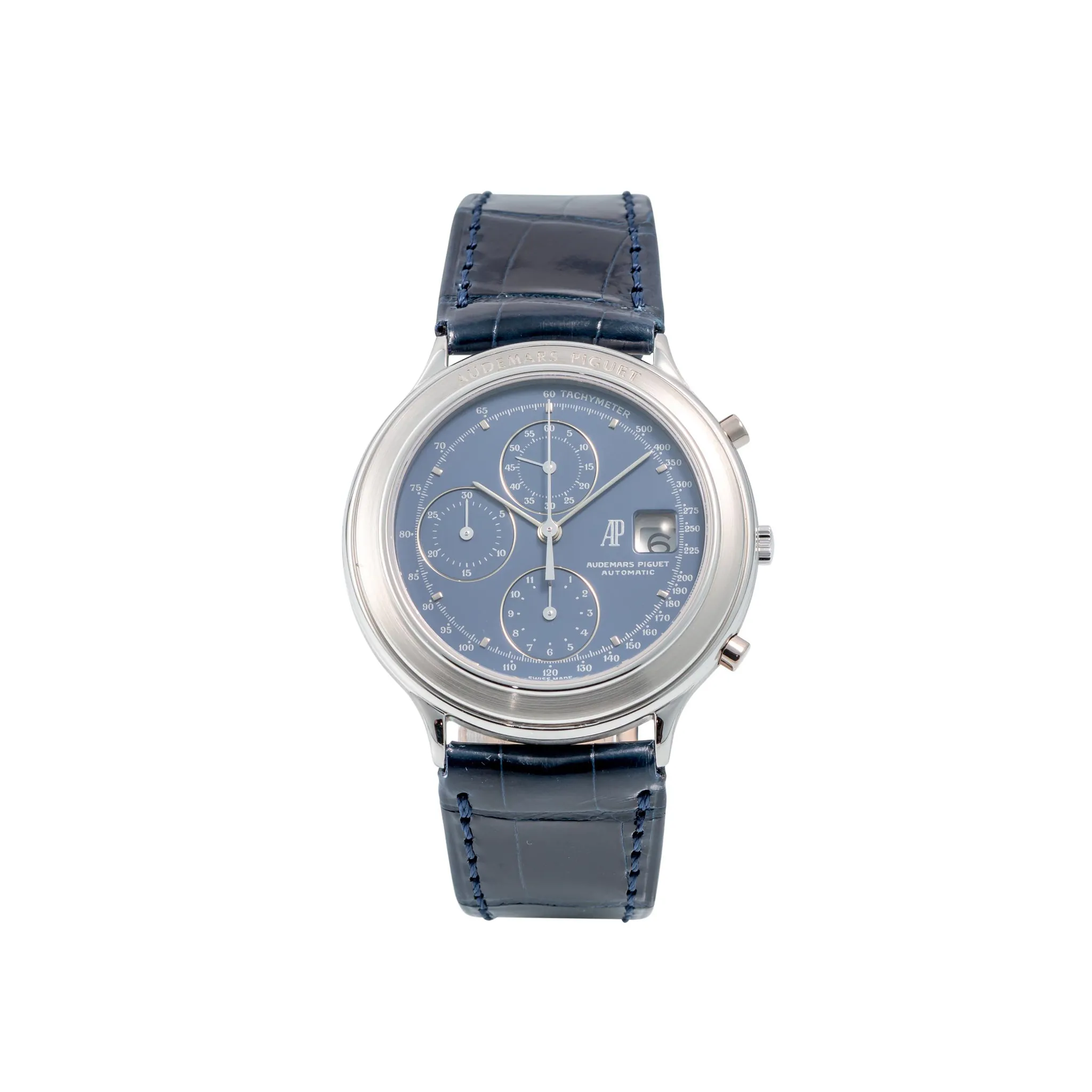 Audemars Piguet Huitième Chronograph 25644 40mm Platinum Blue