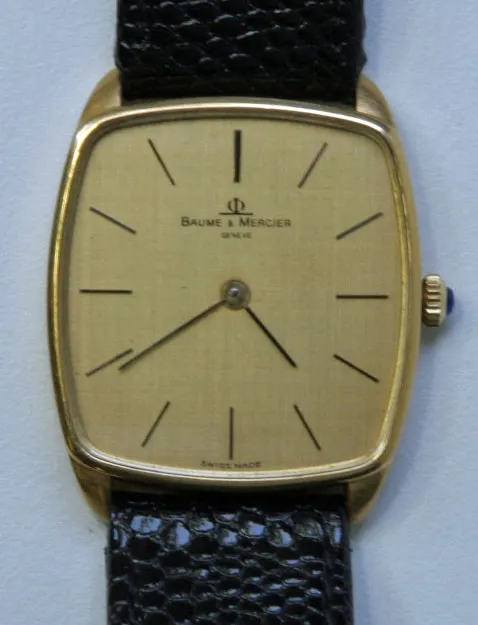 Baume & Mercier Yellow gold Champagne