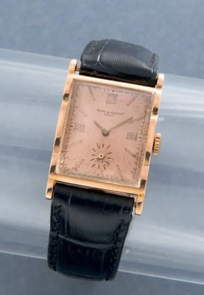 Baume & Mercier 22mm Rose gold Copper