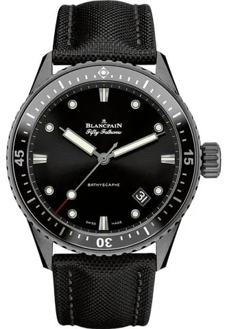 Blancpain Fifty Fathoms 5000-0130-B52A 43mm Ceramic Black