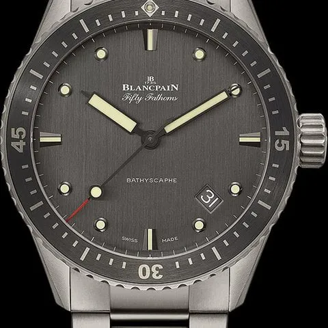 Blancpain Fifty Fathoms Bathyscaphe 5000 1210 98S 43mm Titanium Anthracite