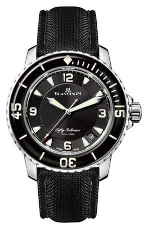 Blancpain Fifty Fathoms 5015-1130-52B 45mm Stainless steel Black