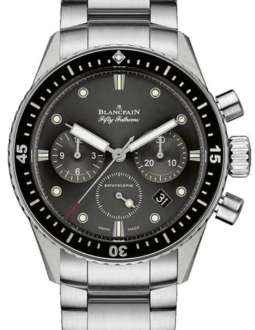 Blancpain Bathyscaphe Chronographe Flyback 5200 1110 71S Stainless steel Gray meteor