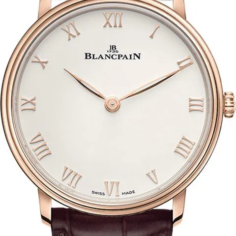 Blancpain Villeret Ultra-Slim 6605-3642-55A 40mm Rose gold White