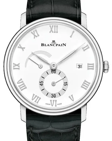 Blancpain Villeret 6606A-1127-55B 40mm Stainless steel White