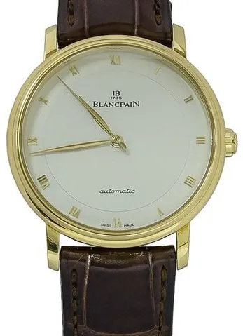 Blancpain Villeret 6222-1442-55 38mm Yellow gold White