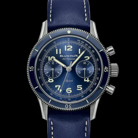 Blancpain Air Command AC02.12B40.63B 42.5mm Titanium Blue