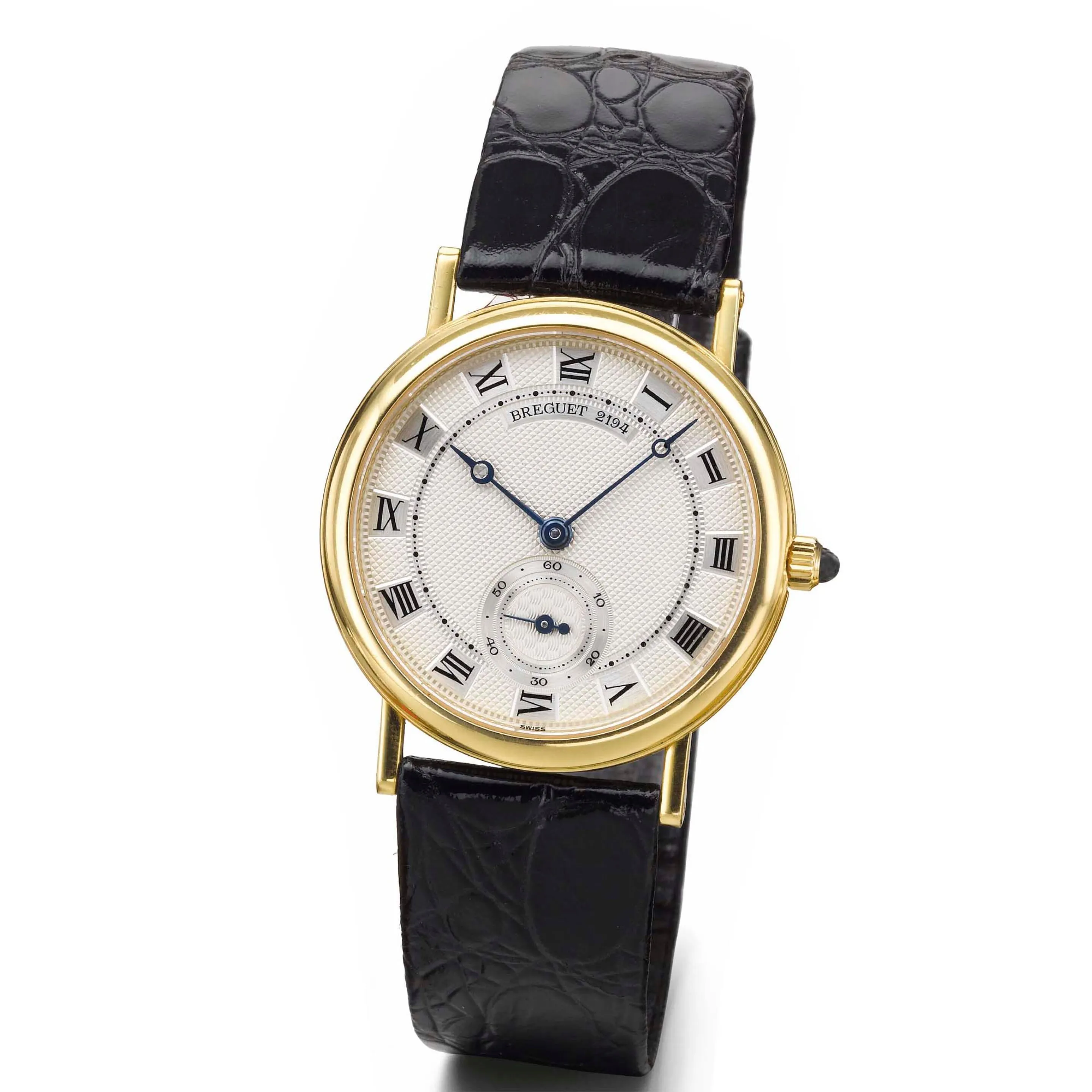 Breguet 3290 32.5mm Yellow gold Silver