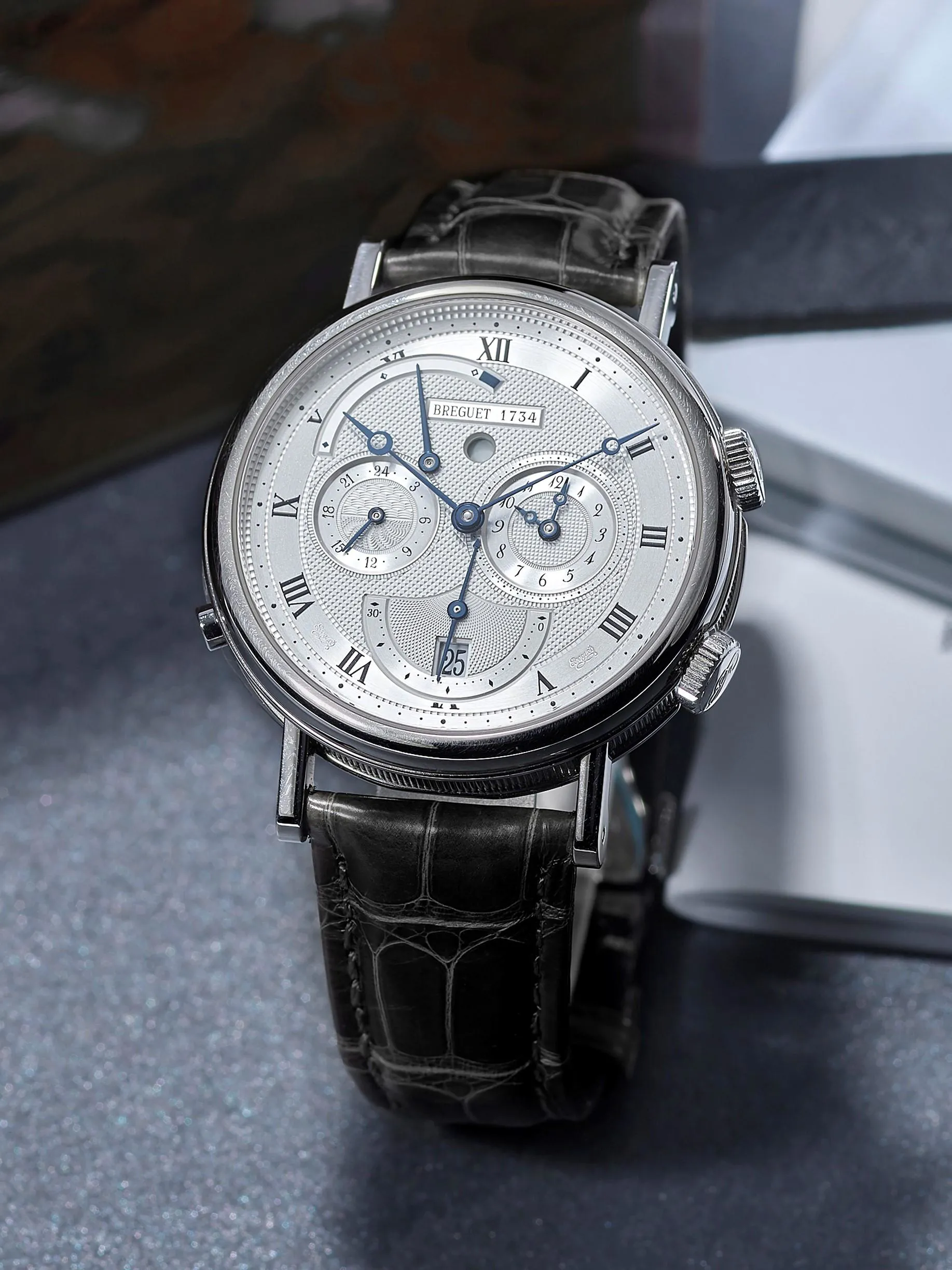 Breguet 5707BB/12/9V6 40mm White gold Silver