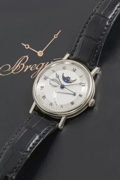 Breguet 7787BB/12/9V6 40mm Stainless steel Silver