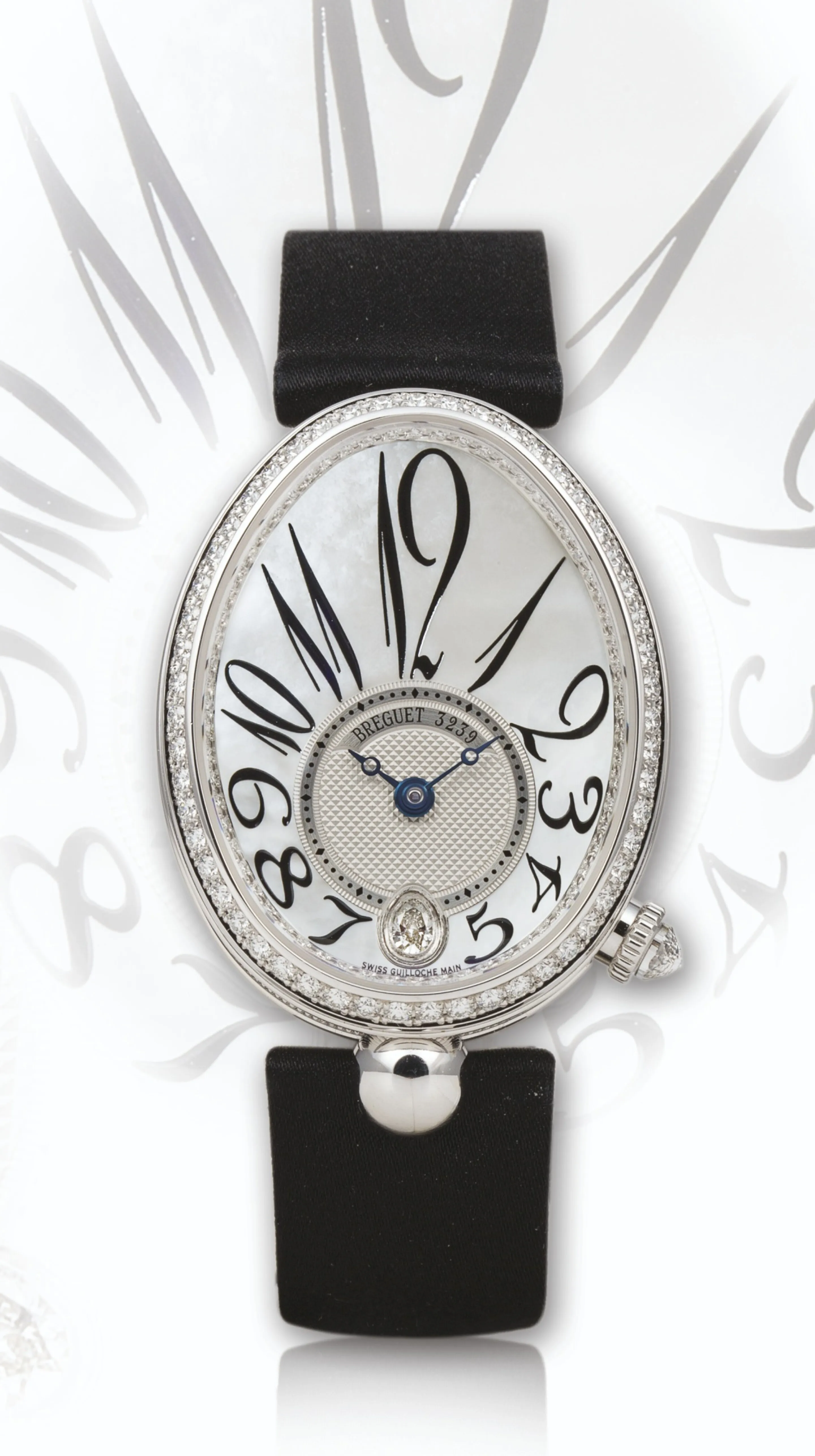 Breguet Reine de Naples 8918 29mm White gold Silver