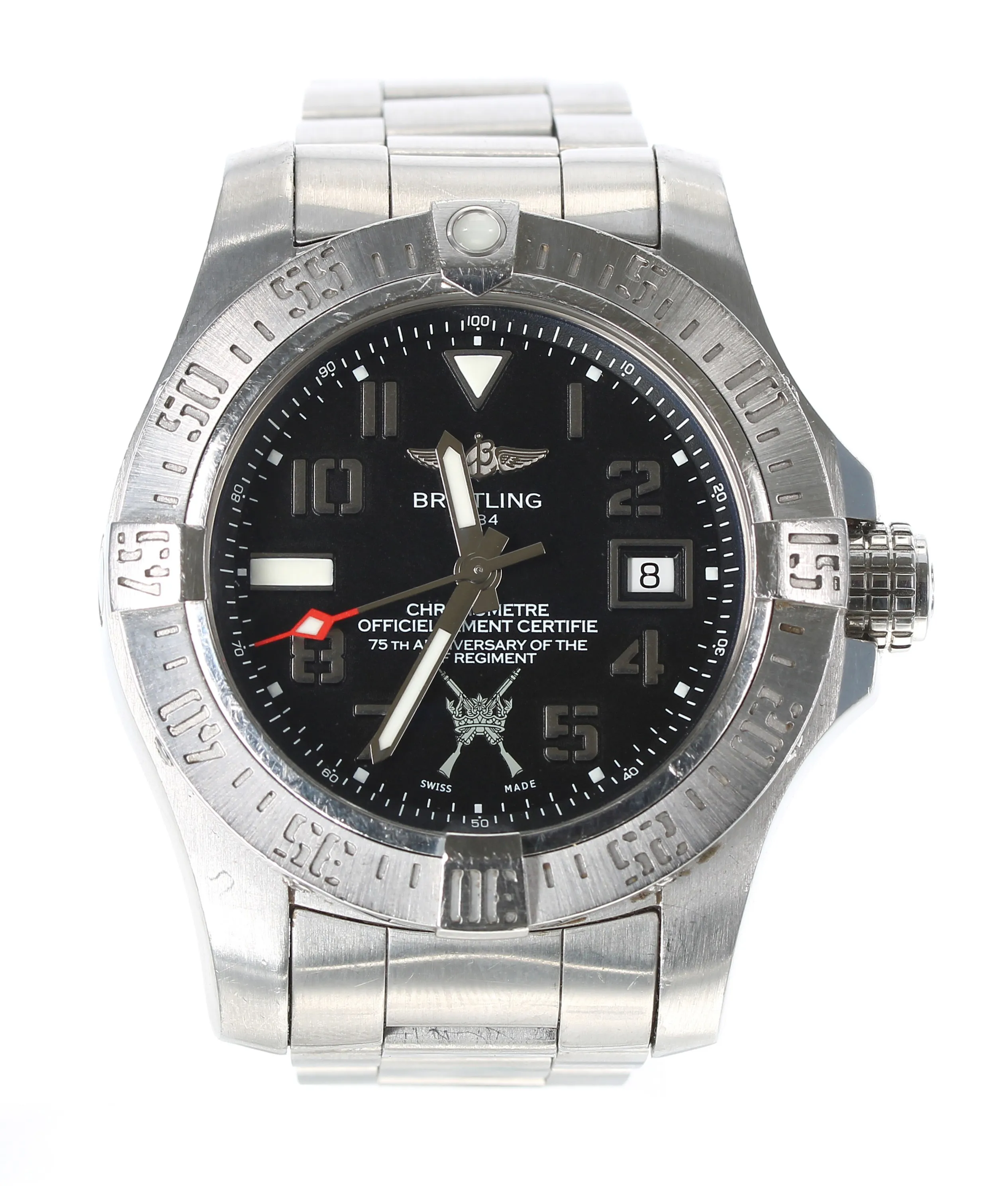 Breitling A17331 44mm Stainless steel Black