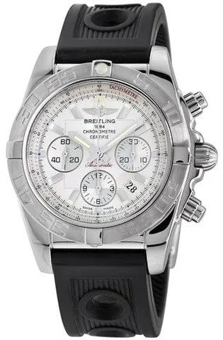 Breitling Chronomat AB0110 44mm Steel Silver