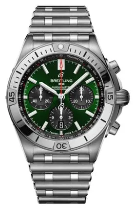 Breitling Chronomat AB01343A1L1A1 42mm Steel Green