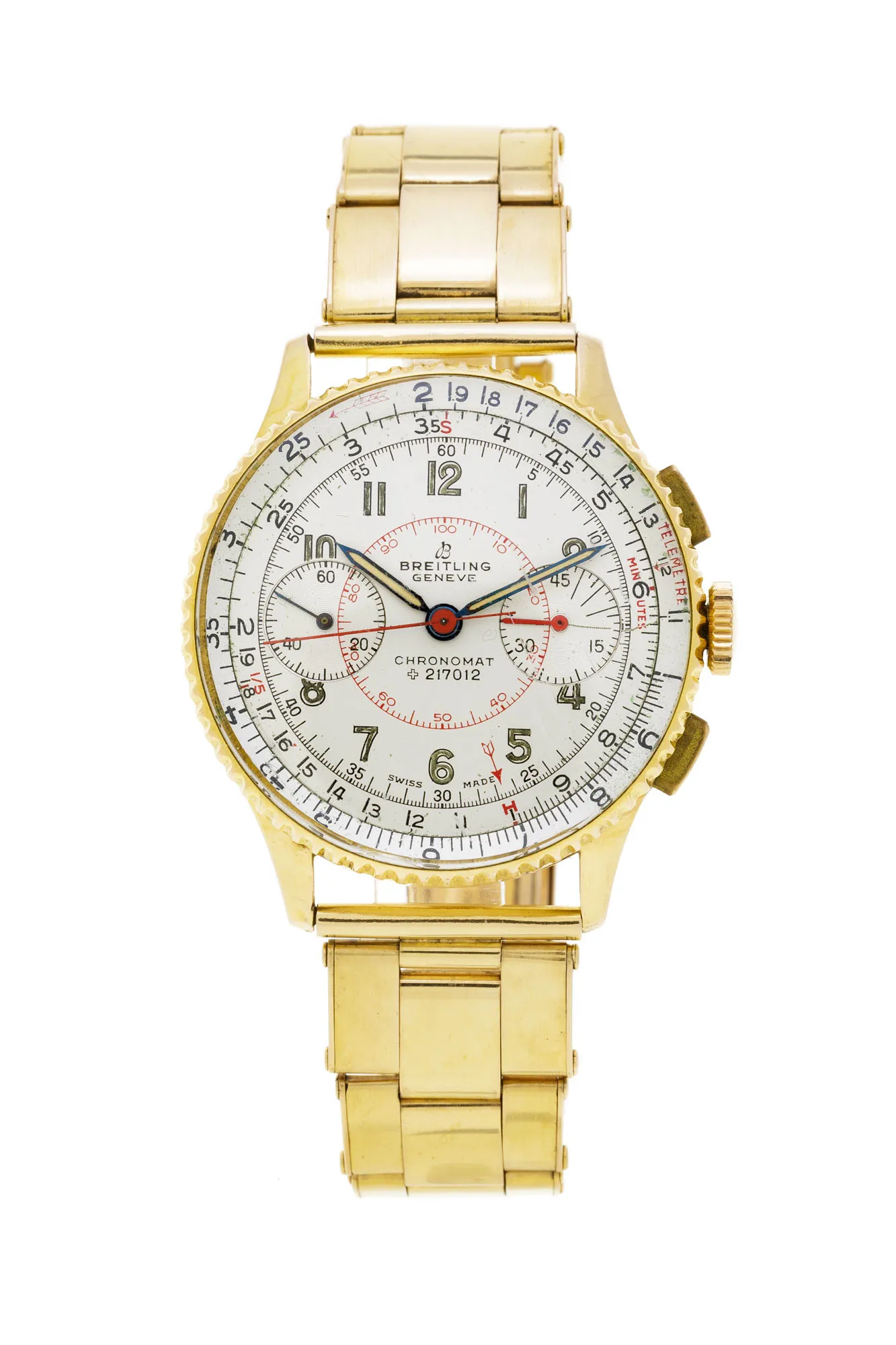 Breitling Chronomat 769 nullmm Yellow gold White