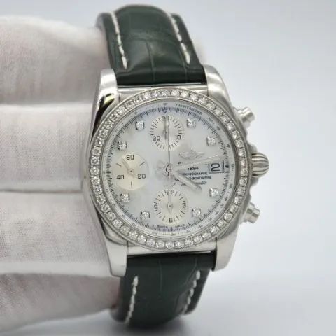 Breitling Chronomat A1331053/A776" 38mm Steel Mother of pearl