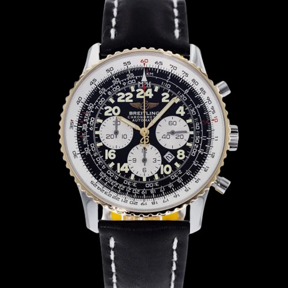 Breitling Cosmonaute 41.5mm Stainless steel Black