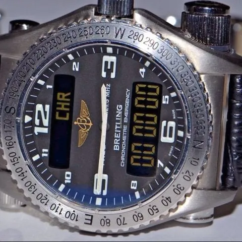 Breitling Emergency E76321 43mm Titanium Black