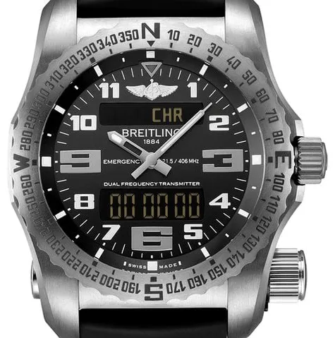 Breitling Emergency e76325221b1s1 51mm Titanium Black