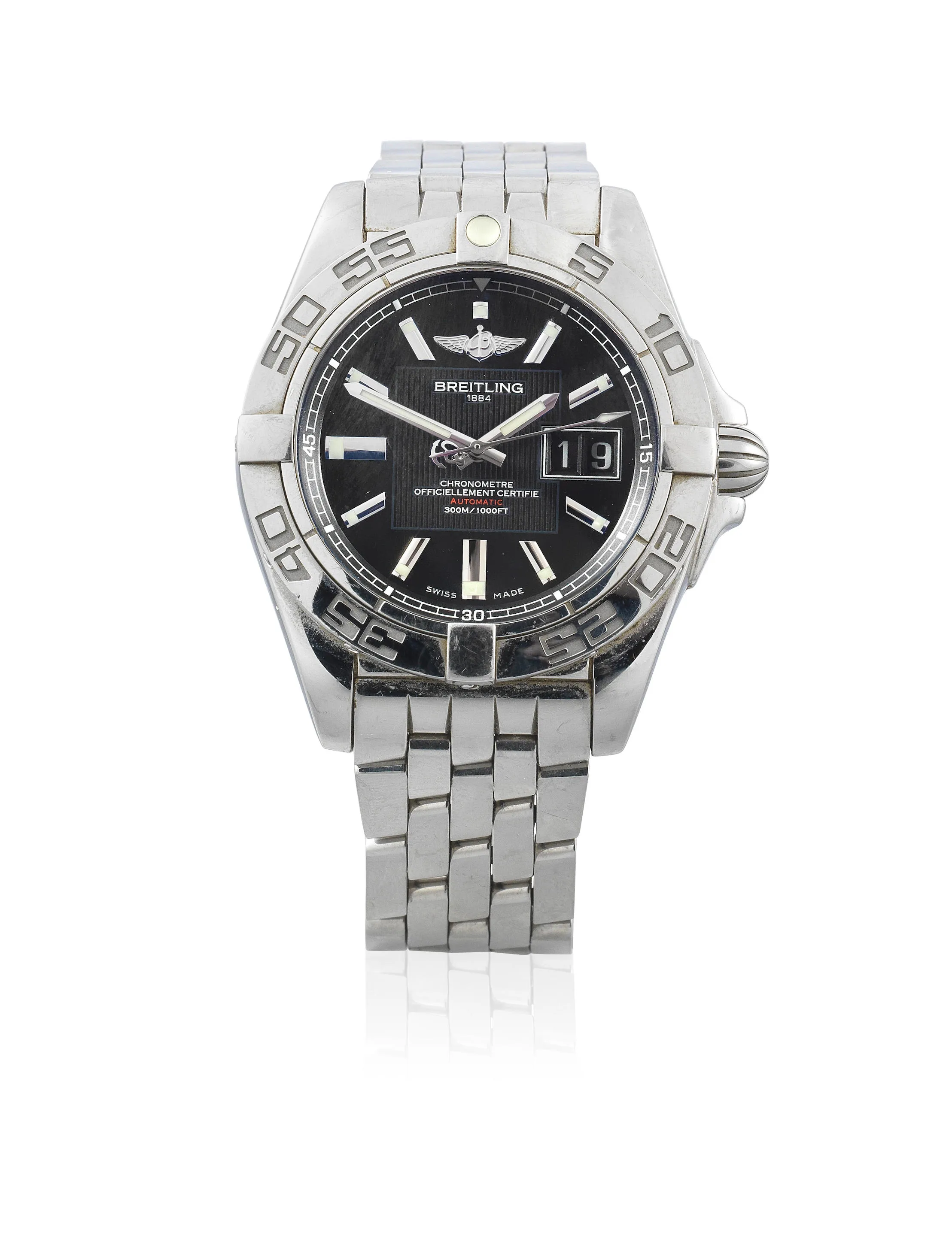 Breitling Galactic A49350 41mm Stainless steel Black