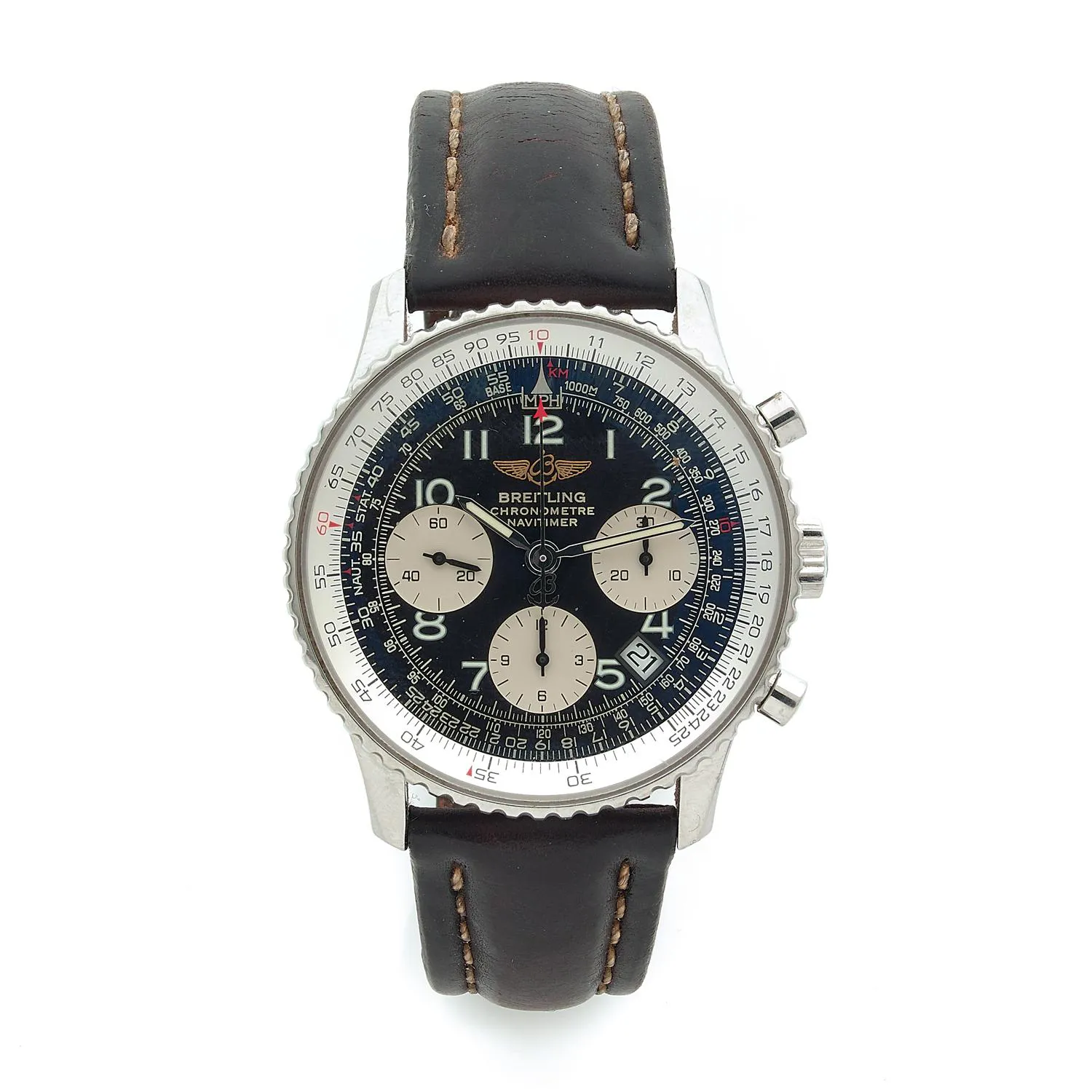 Breitling Navitimer A23322 40mm Stainless steel Black