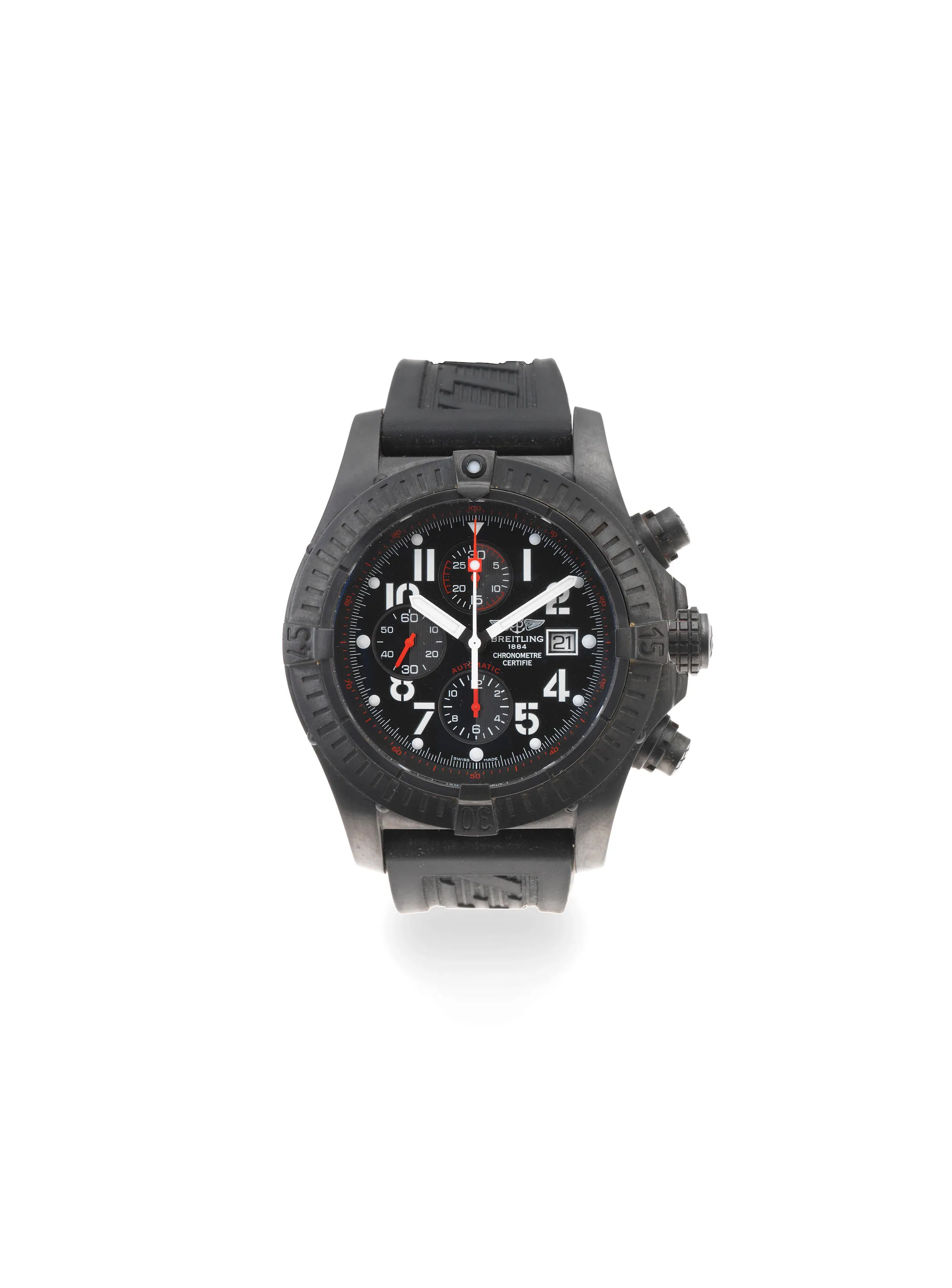 Breitling Super Avenger M1337010 50mm Stainless steel Black