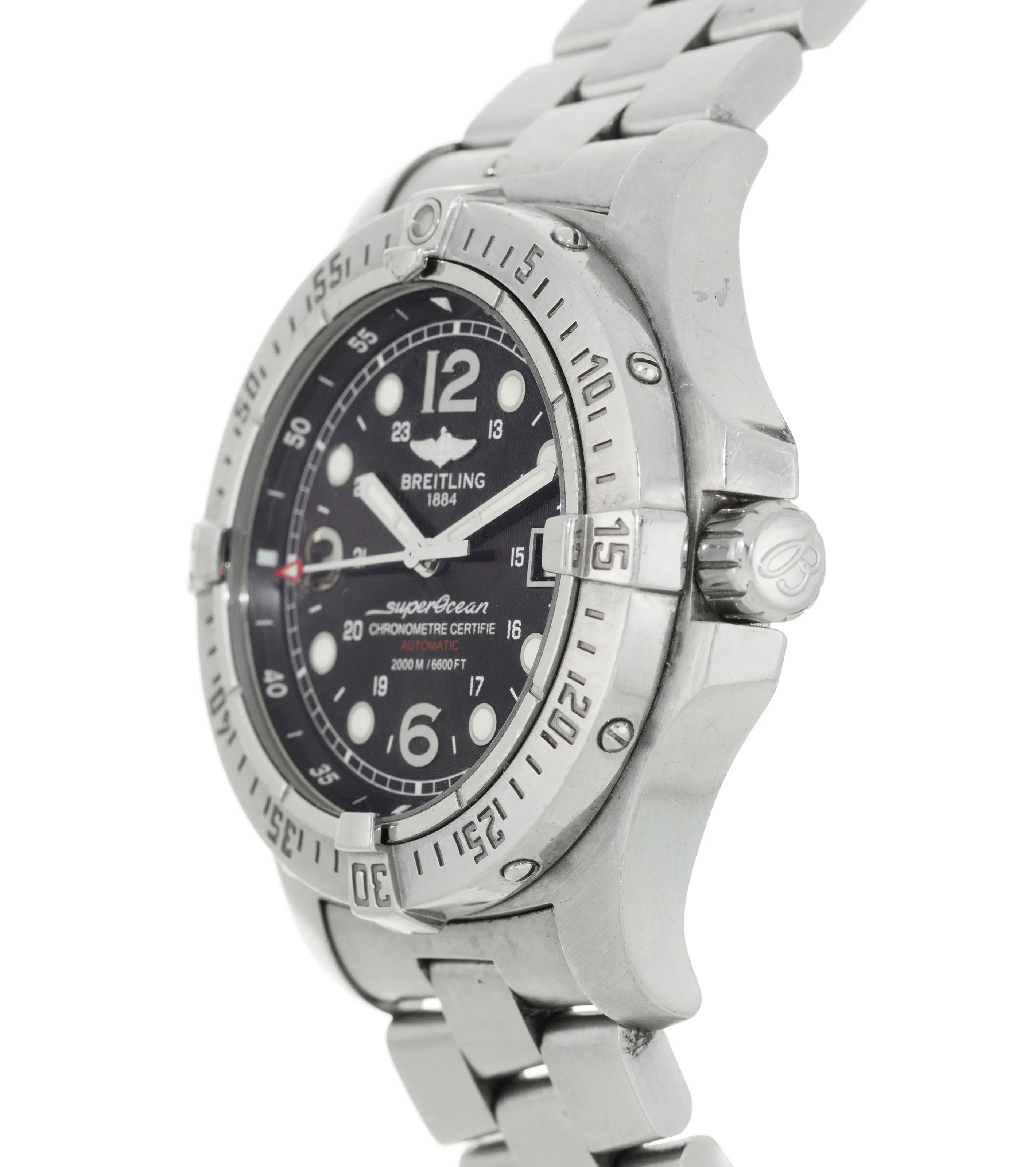 Breitling Superocean A17390 43mm Stainless steel Black 1