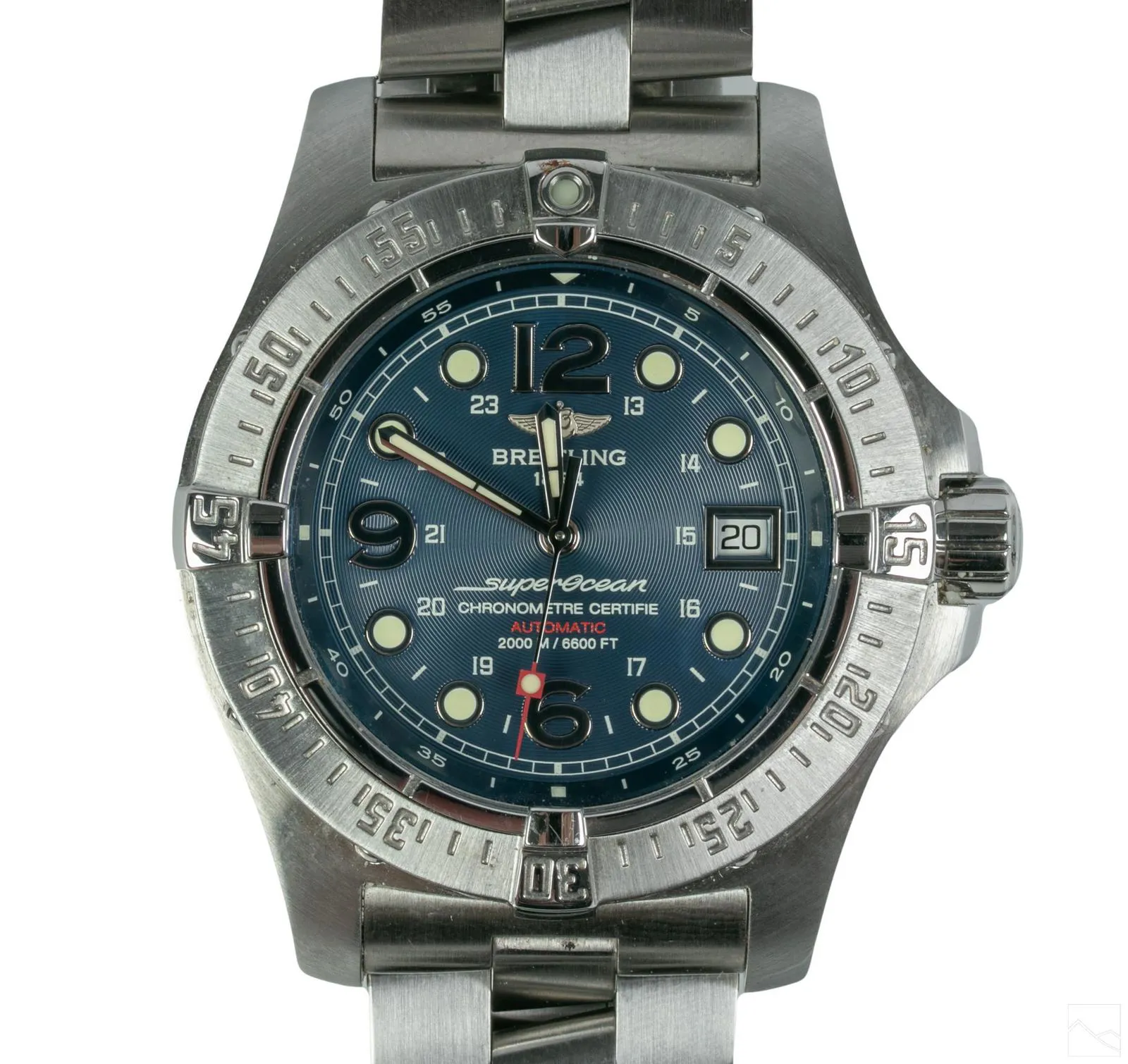 Breitling Superocean A17390 48.5mm Stainless steel Blue