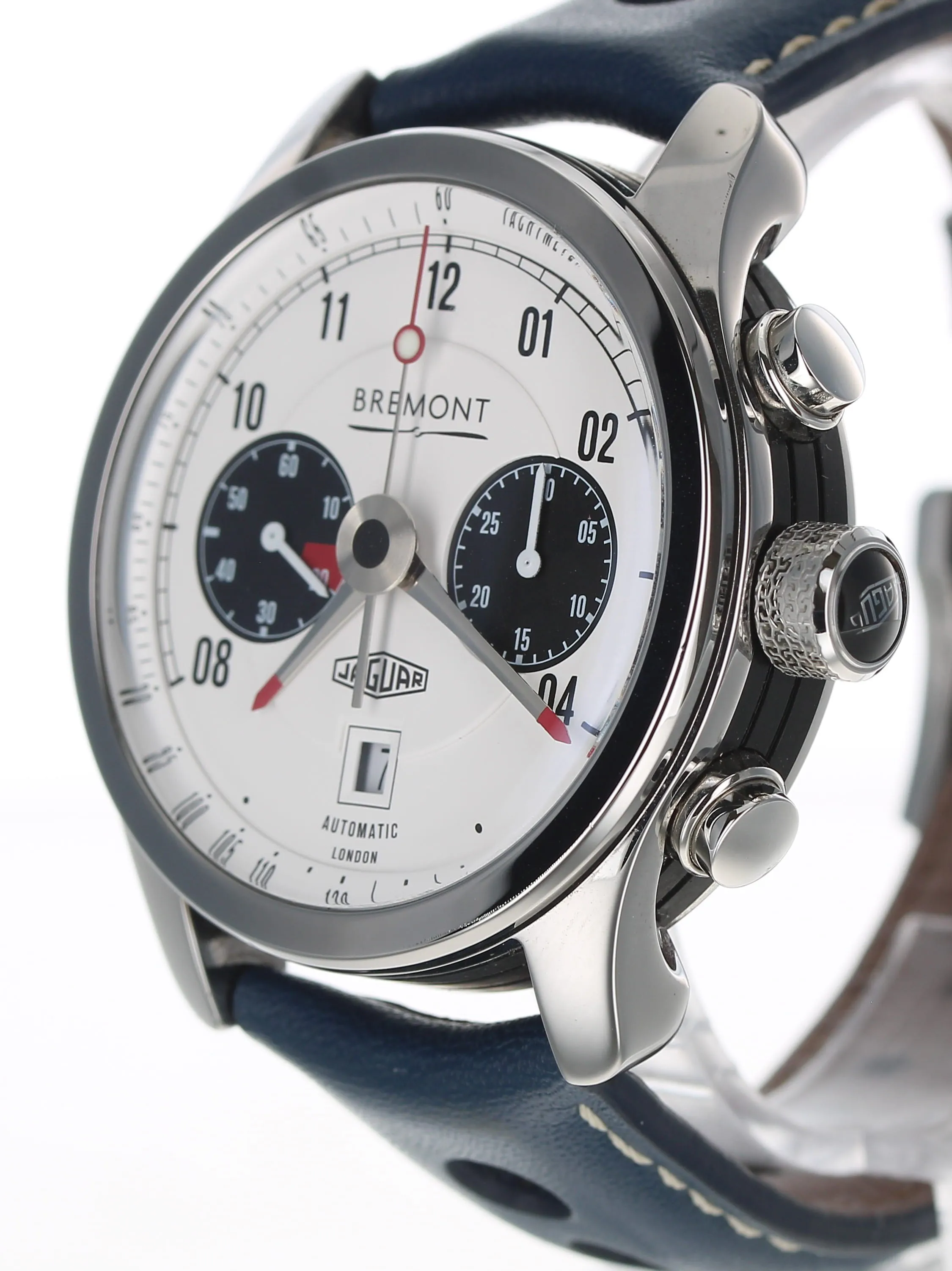 Bremont Jaguar J-MKII-WH-R-S 43mm Stainless steel White 2