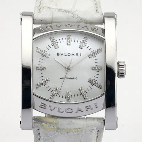 Bulgari Assioma AA44S Stainless steel Mother-of-pearl