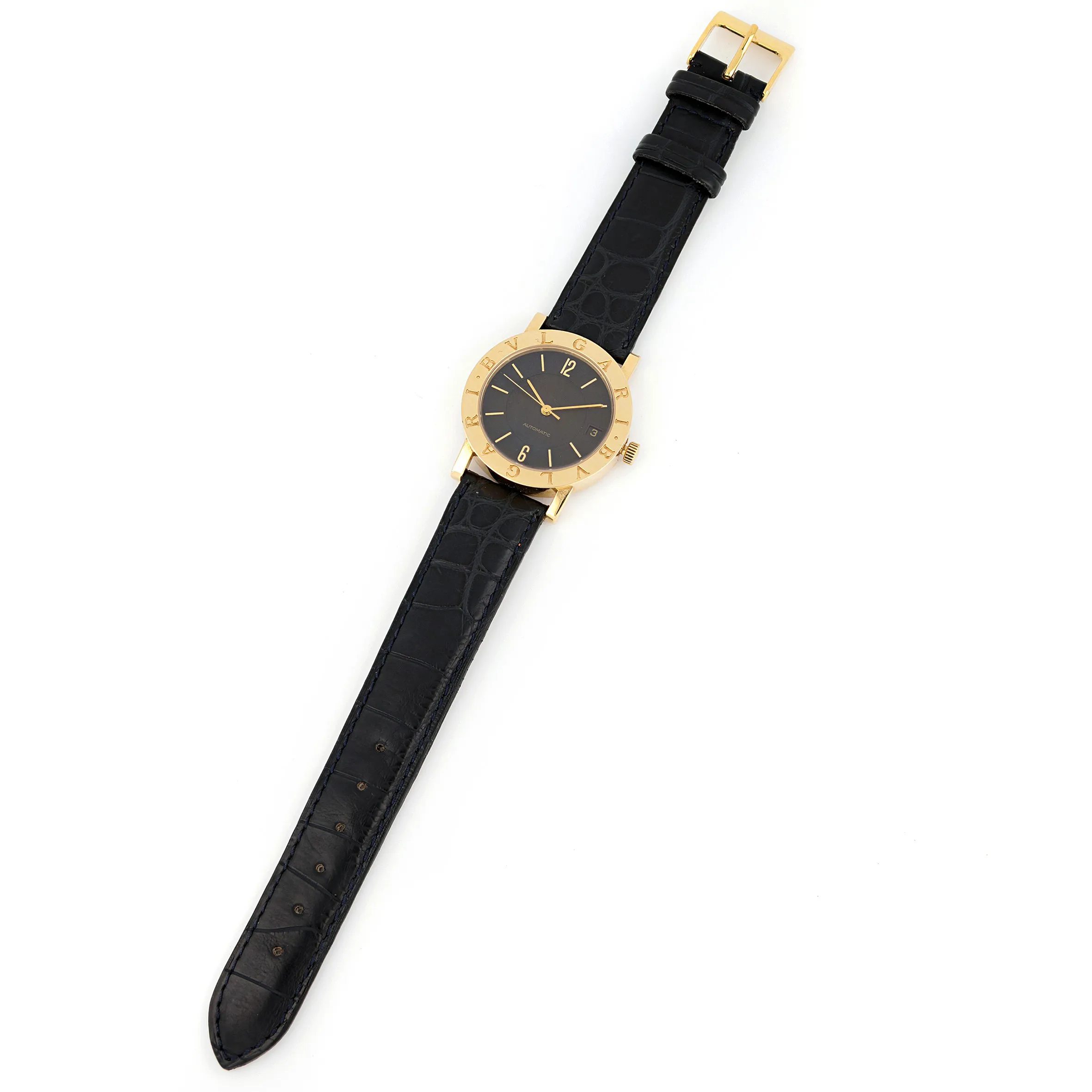 Bulgari Bulgari BB 33 GL 33mm Yellow gold Black