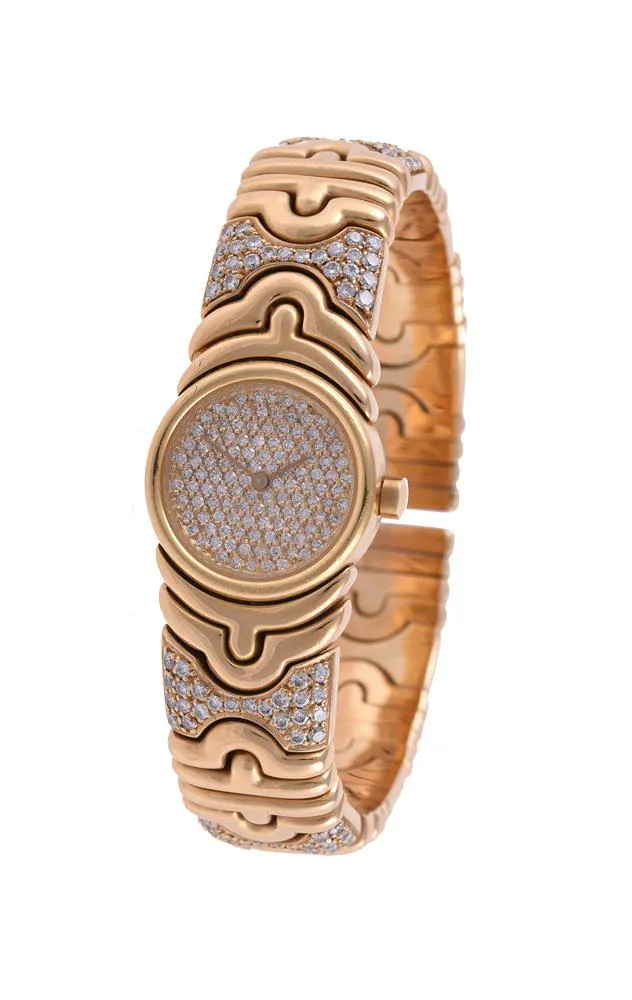 Bulgari BJ01 19mm Yellow gold Diamond