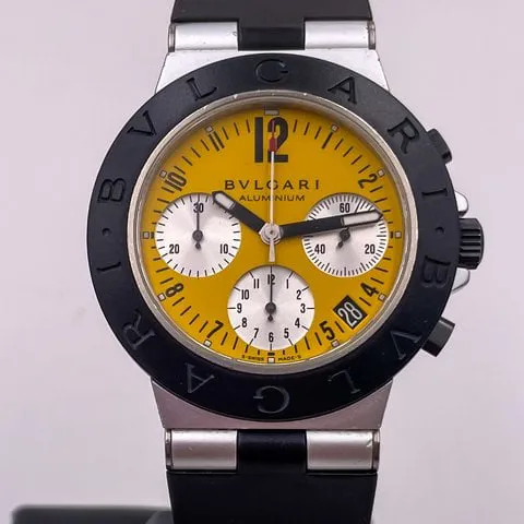 Bulgari Diagono AC 38 TA 38mm Aluminium Yellow