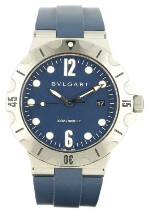 Bulgari Diagono DP41SSD 41mm Stainless steel Blue