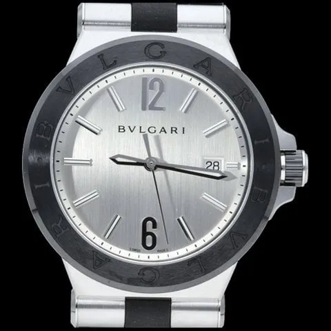 Bulgari Diagono DG42SC 42mm Stainless steel Black